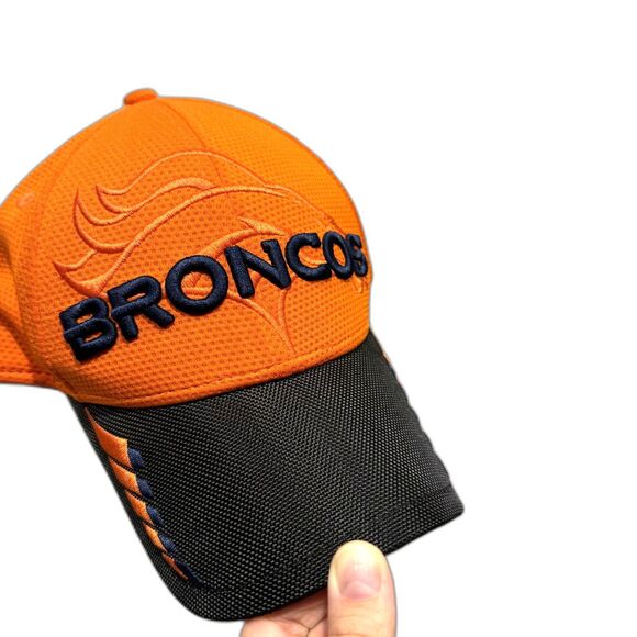 NWT New Era 9Forty Hat Denver Broncos NFL Embroidered Orange Adjustable Football - Picture 1 of 10
